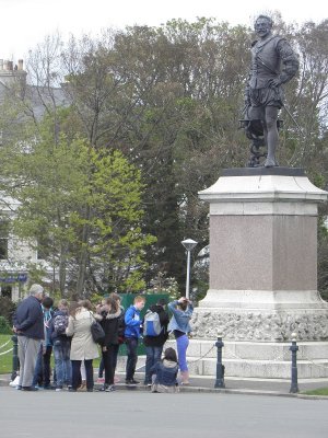 La statue de Sir Francis Drake